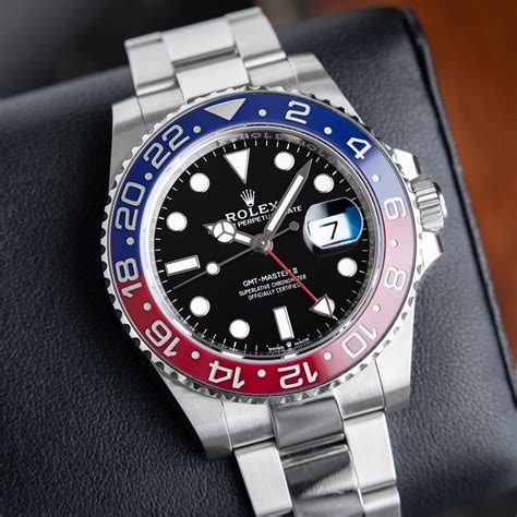 rolex gmt master ii pepsi 2023|Rolex Pepsi price chart.